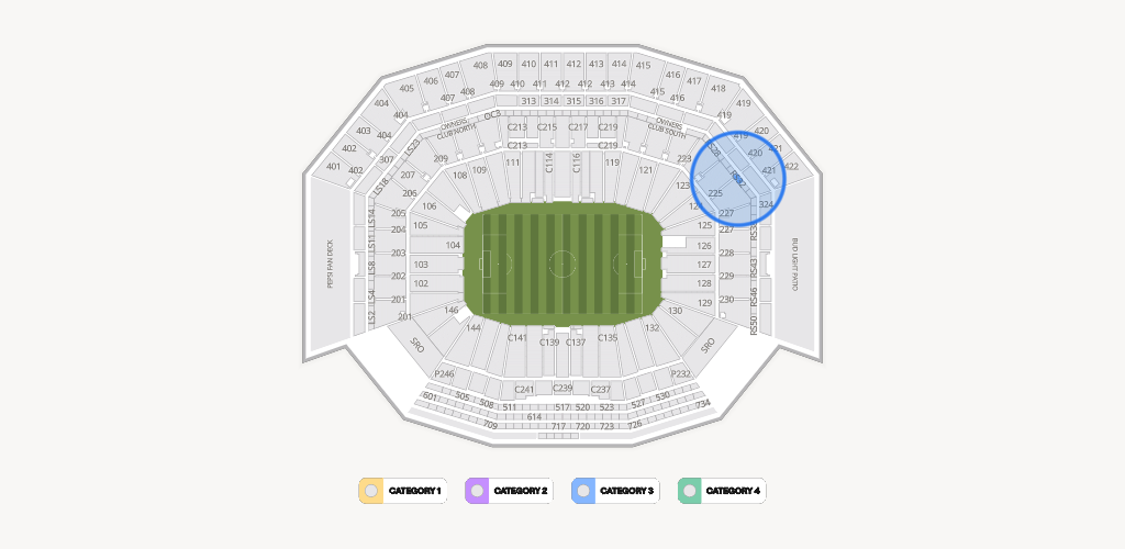 Levi's Stadium Seating Chart