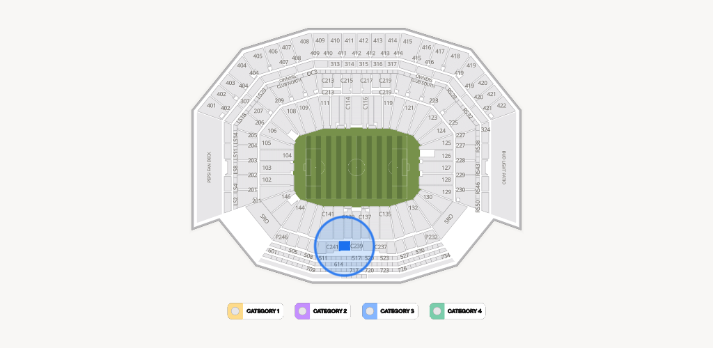 Levi's Stadium Seating Chart