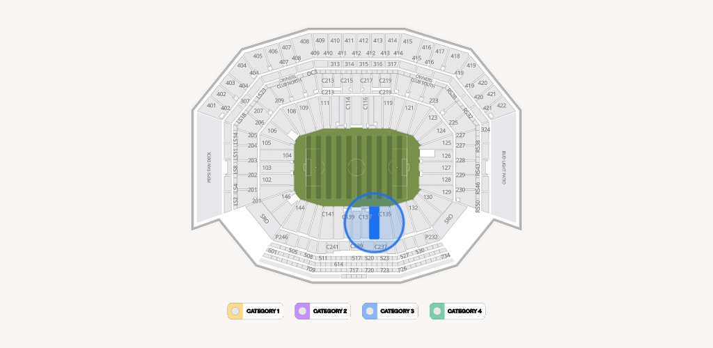 Levi's Stadium Seating Chart