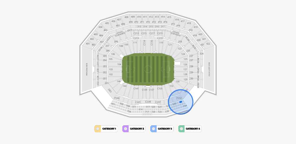 Levi's Stadium Seating Chart