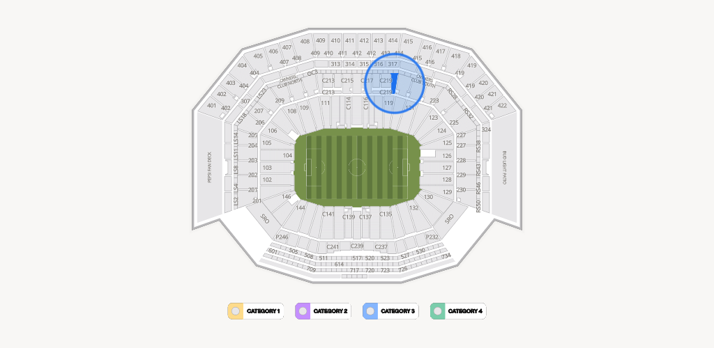 Levi's Stadium Seating Chart
