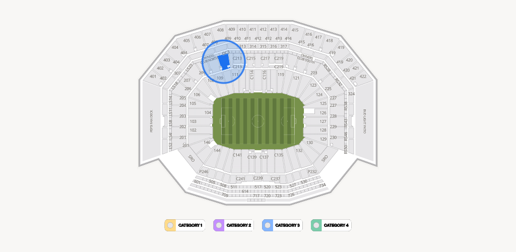 Levi's Stadium Seating Chart