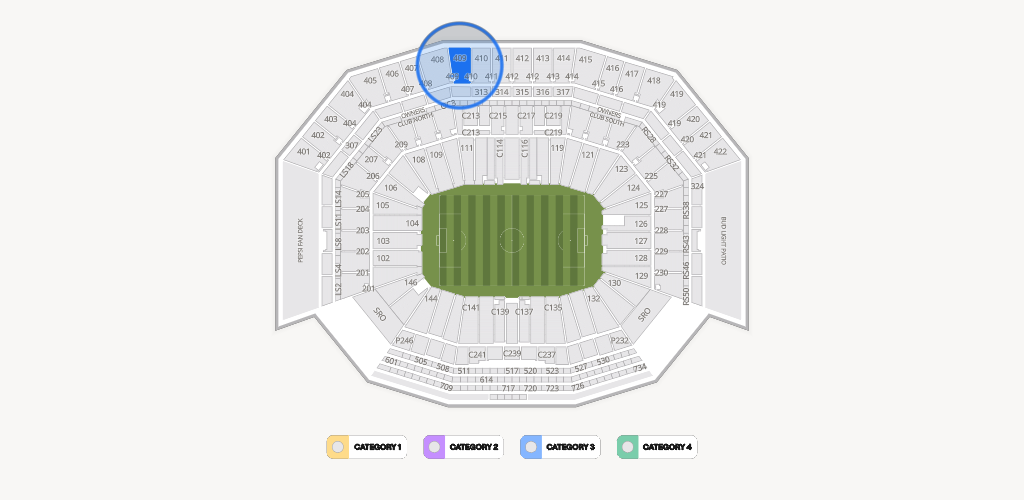 Levi's Stadium Seating Chart