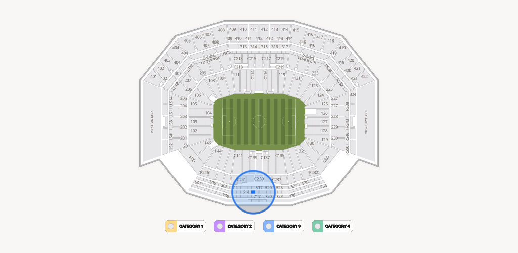 Levi's Stadium Seating Chart