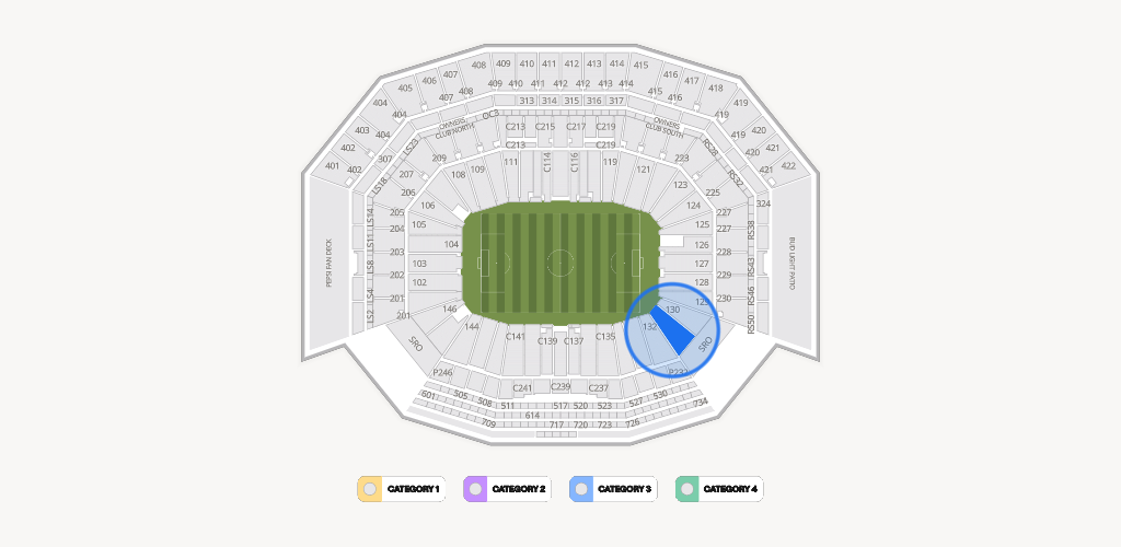 Levi's Stadium Seating Chart