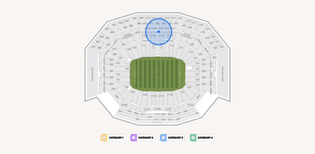 Levi's Stadium Seating Chart