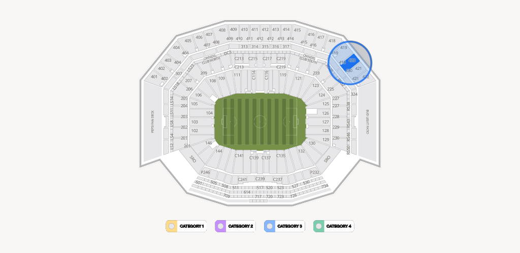 Levi's Stadium Seating Chart