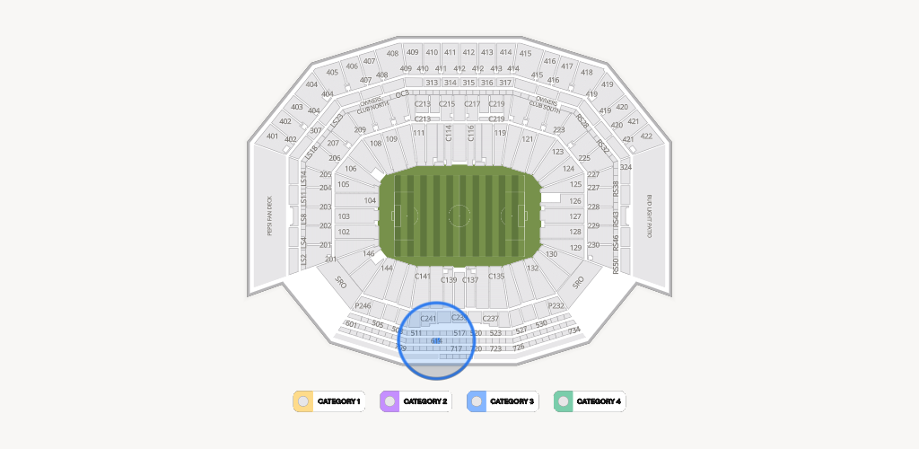 Levi's Stadium Seating Chart