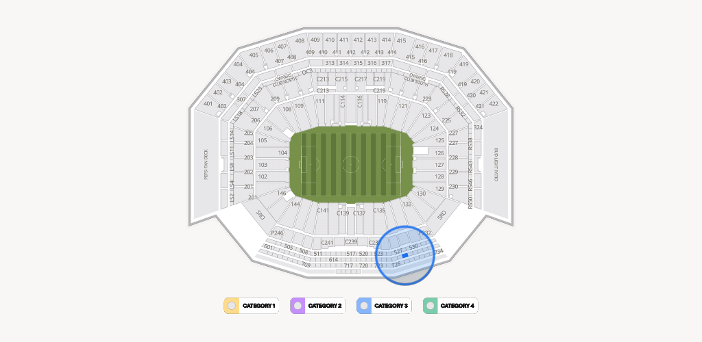 Levi's Stadium Seating Chart