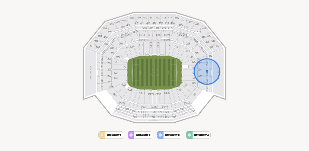 Levi's Stadium Seating Chart