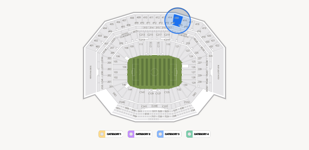 Levi's Stadium Seating Chart