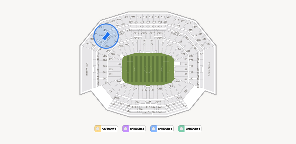 Levi's Stadium Seating Chart