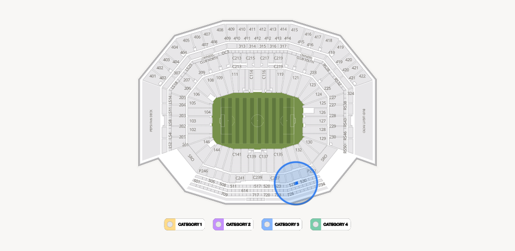 Levi's Stadium Seating Chart