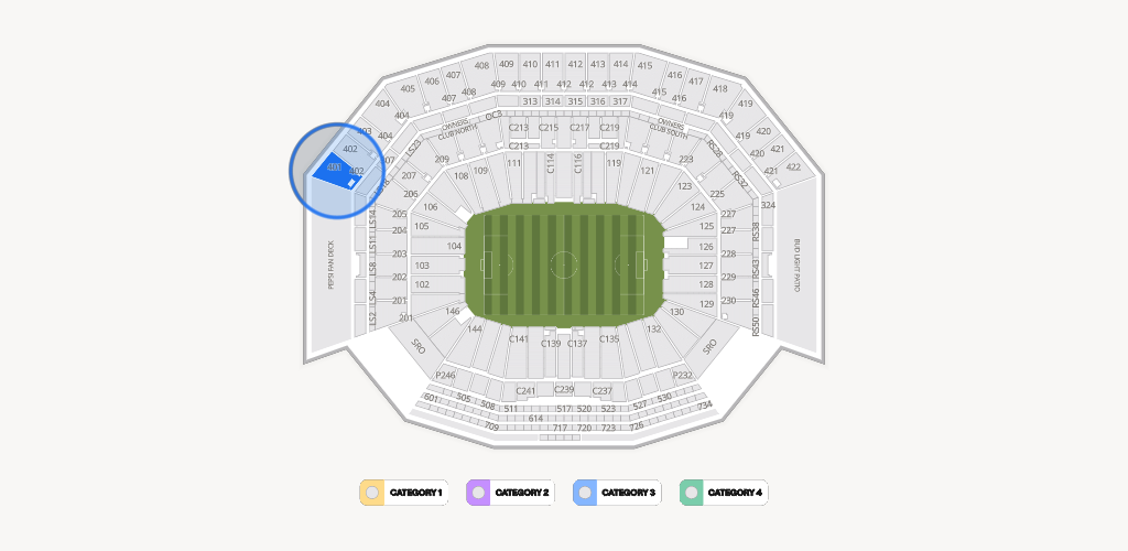 Levi's Stadium Seating Chart