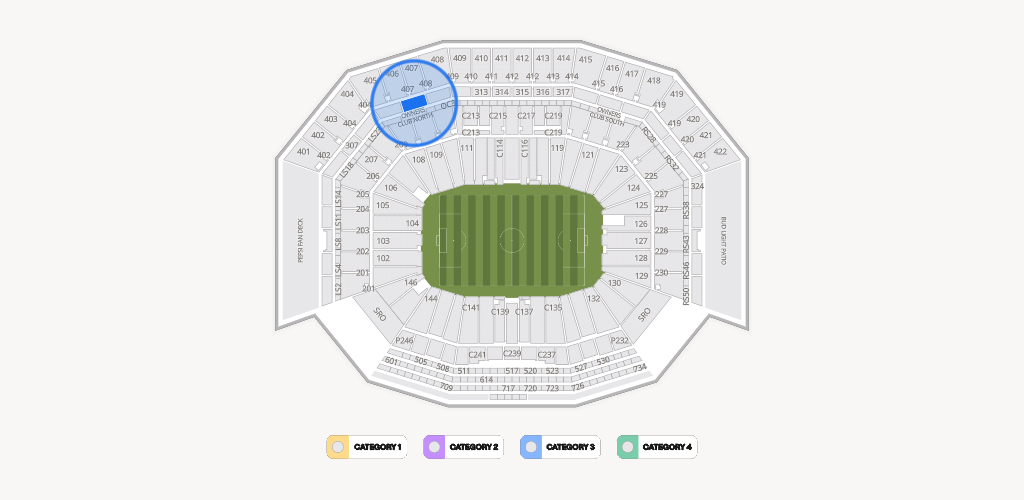 Levi's Stadium Seating Chart