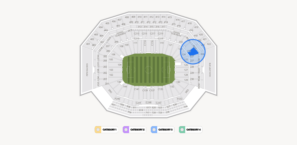 Levi's Stadium Seating Chart