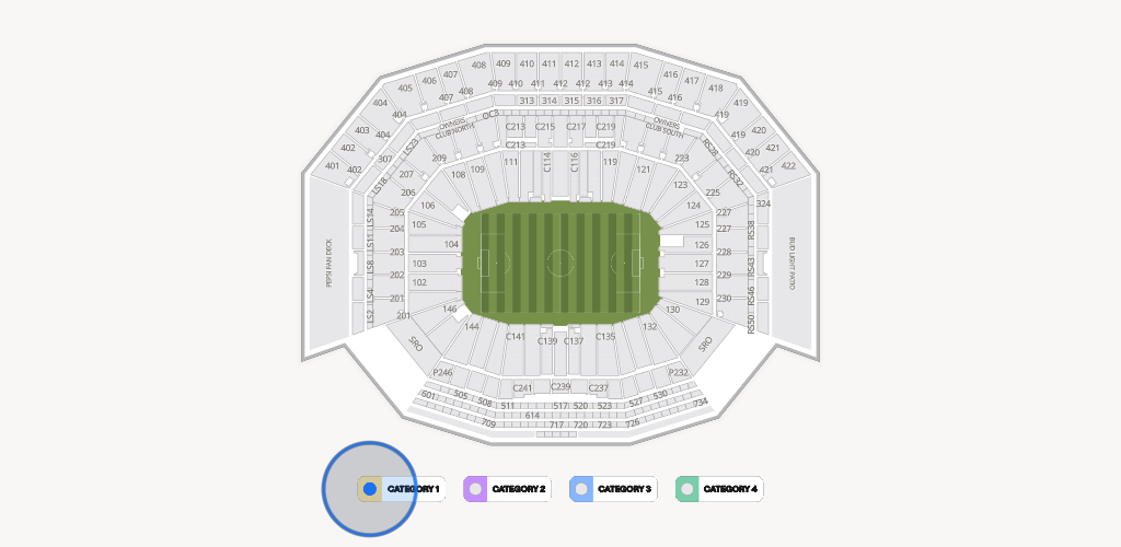 Levi's Stadium Seating Chart