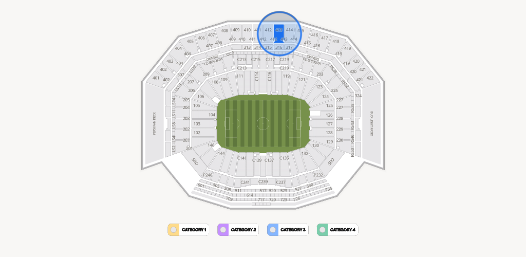 Levi's Stadium Seating Chart
