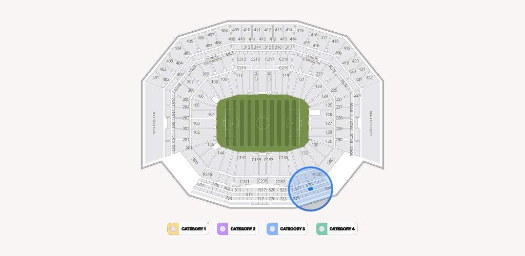 Levi's Stadium Seating Chart