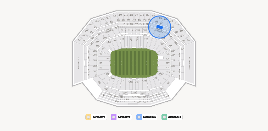 Levi's Stadium Seating Chart