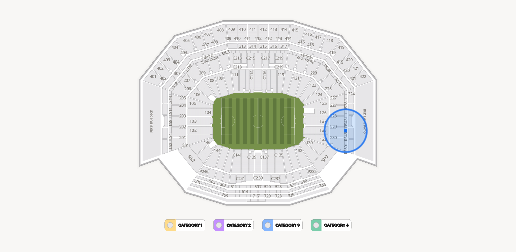 Levi's Stadium Seating Chart
