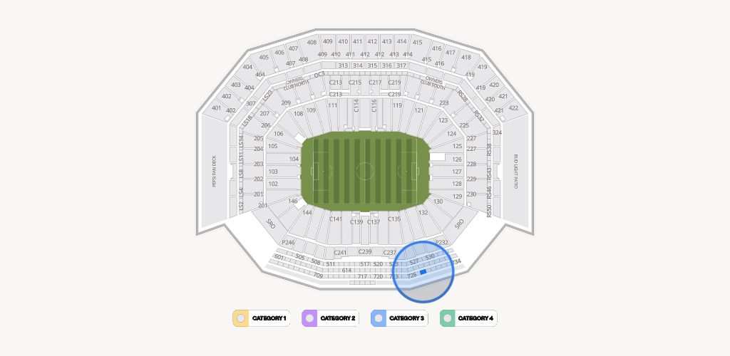 Levi's Stadium Seating Chart