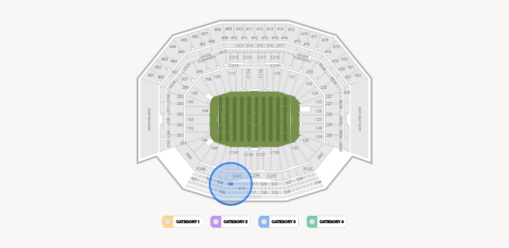 Levi's Stadium Seating Chart
