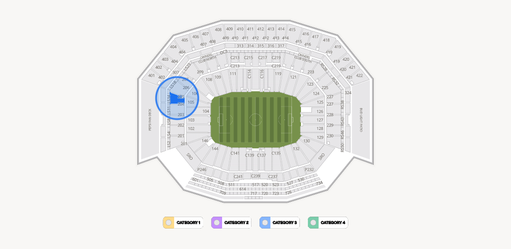 Levi's Stadium Seating Chart