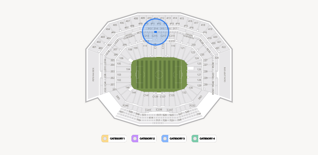 Levi's Stadium Seating Chart