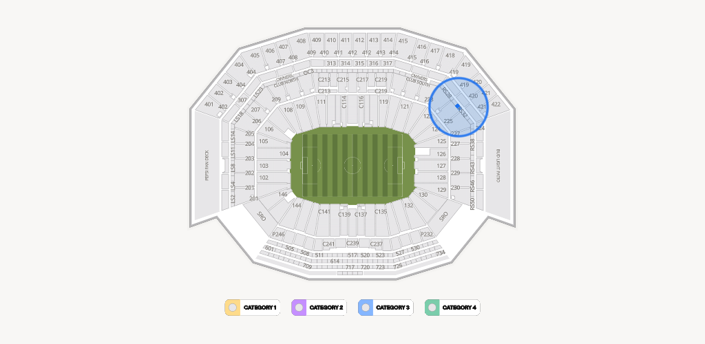 Levi's Stadium Seating Chart
