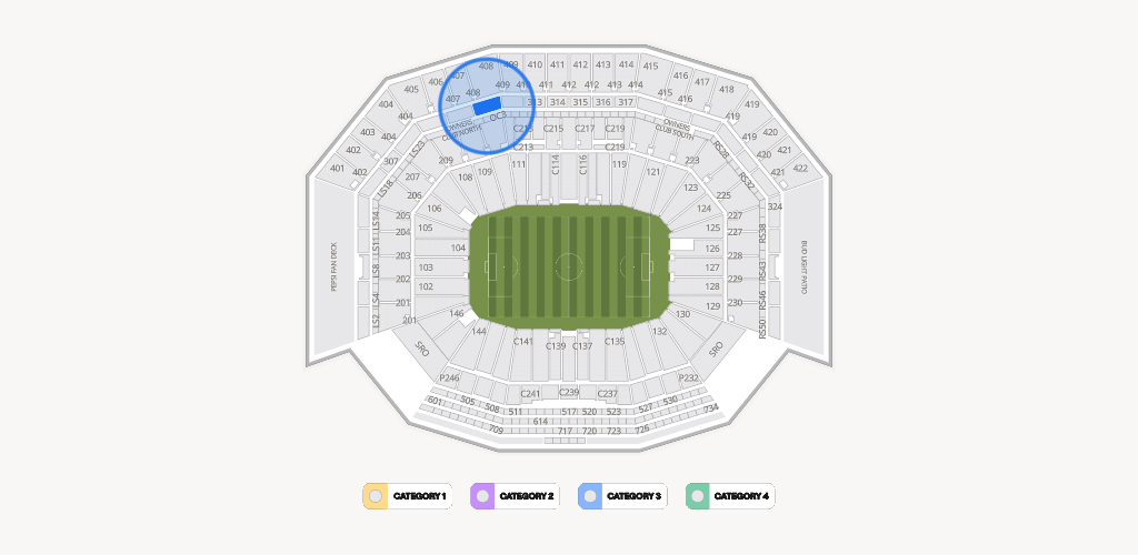 Levi's Stadium Seating Chart