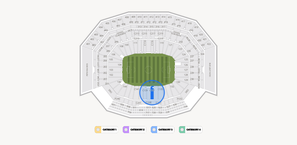 Levi's Stadium Seating Chart