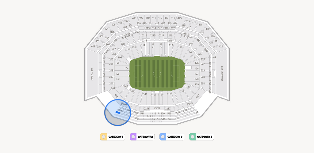 Levi's Stadium Seating Chart