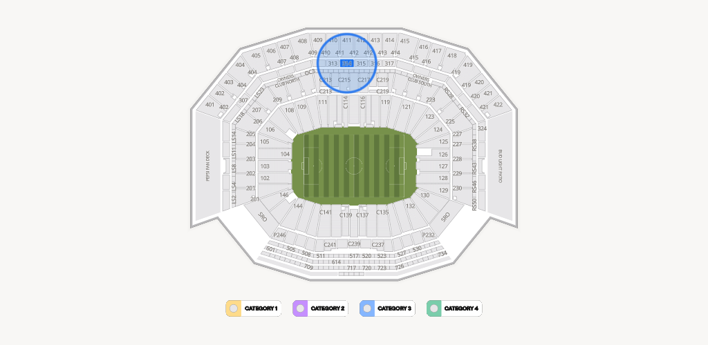 Levi's Stadium Seating Chart