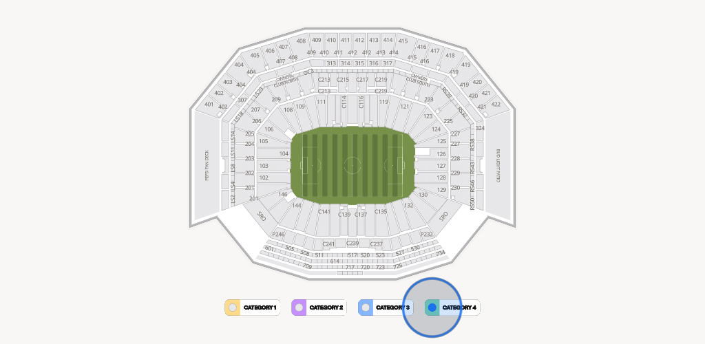 Levi's Stadium Seating Chart
