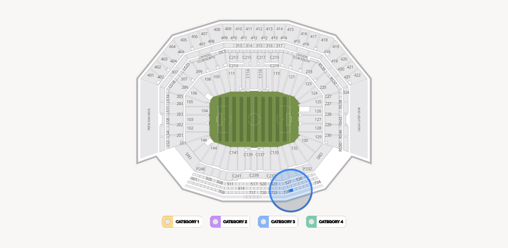 Levi's Stadium Seating Chart