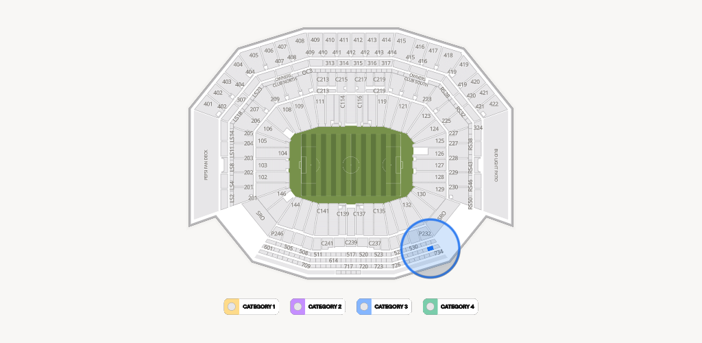 Levi's Stadium Seating Chart