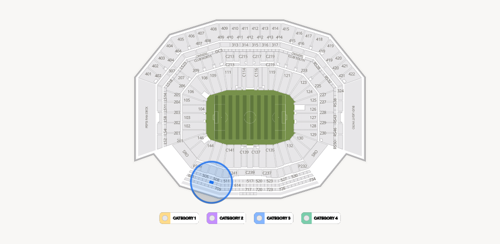 Levi's Stadium Seating Chart