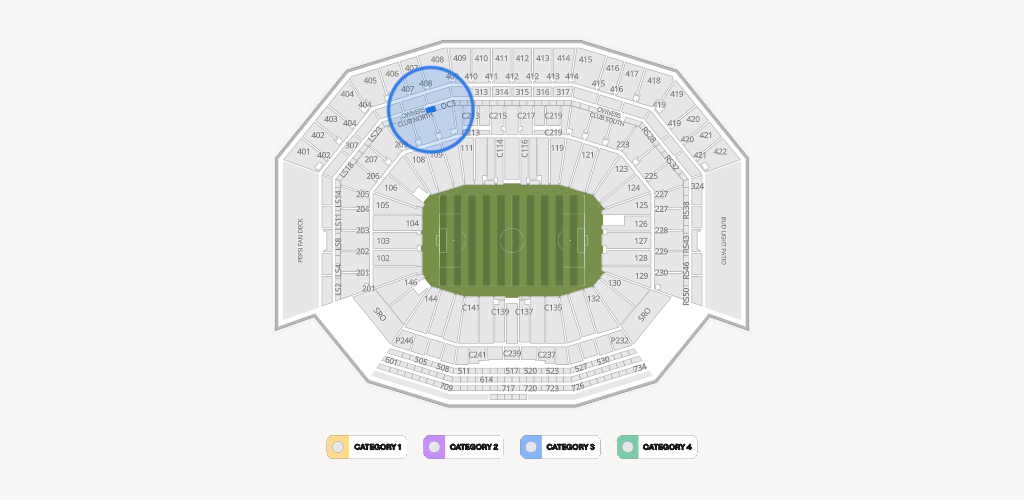 Levi's Stadium Seating Chart