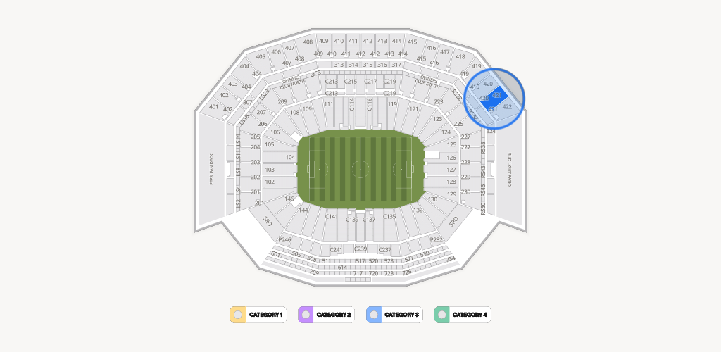 Levi's Stadium Seating Chart