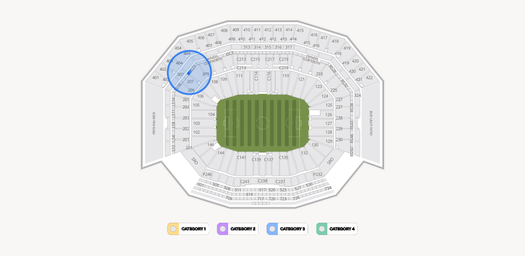 Levi's Stadium Seating Chart