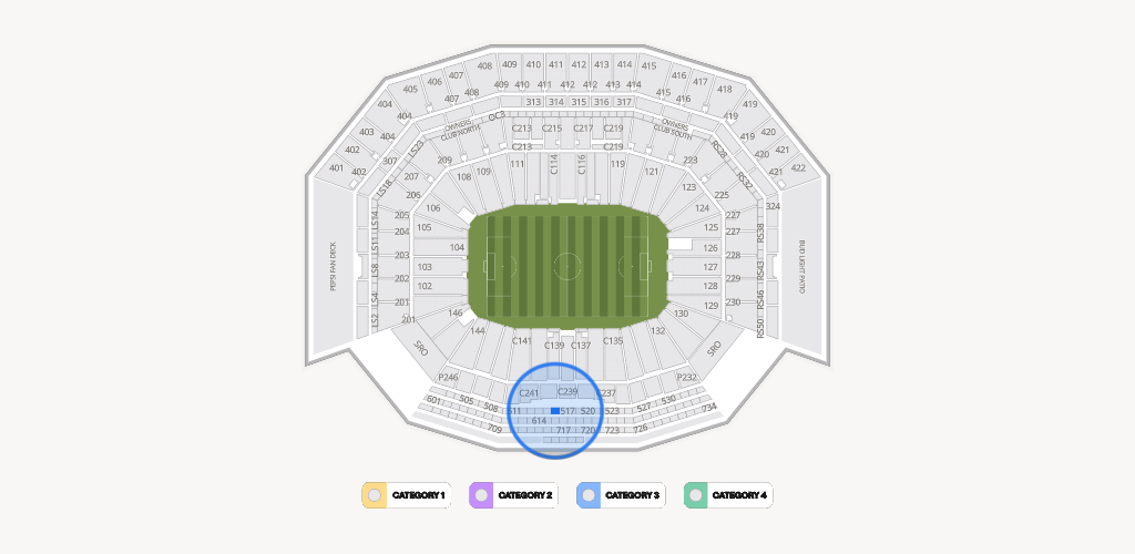 Levi's Stadium Seating Chart