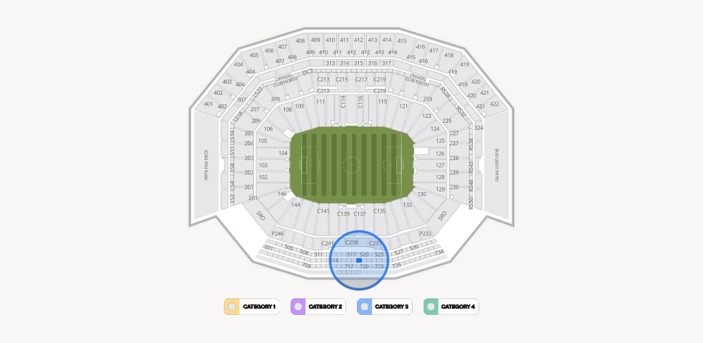 Levi's Stadium Seating Chart