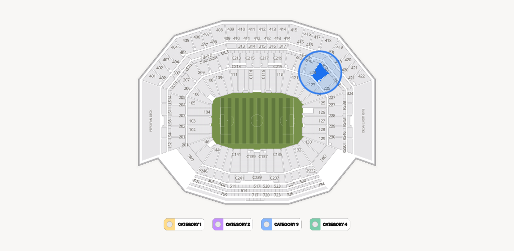Levi's Stadium Seating Chart