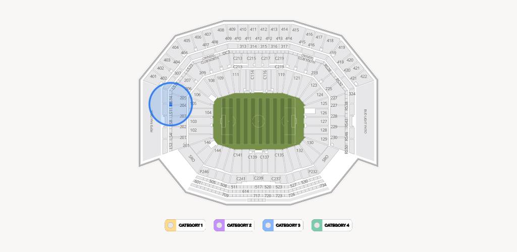 Levi's Stadium Seating Chart