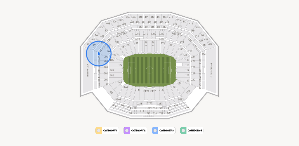 Levi's Stadium Seating Chart