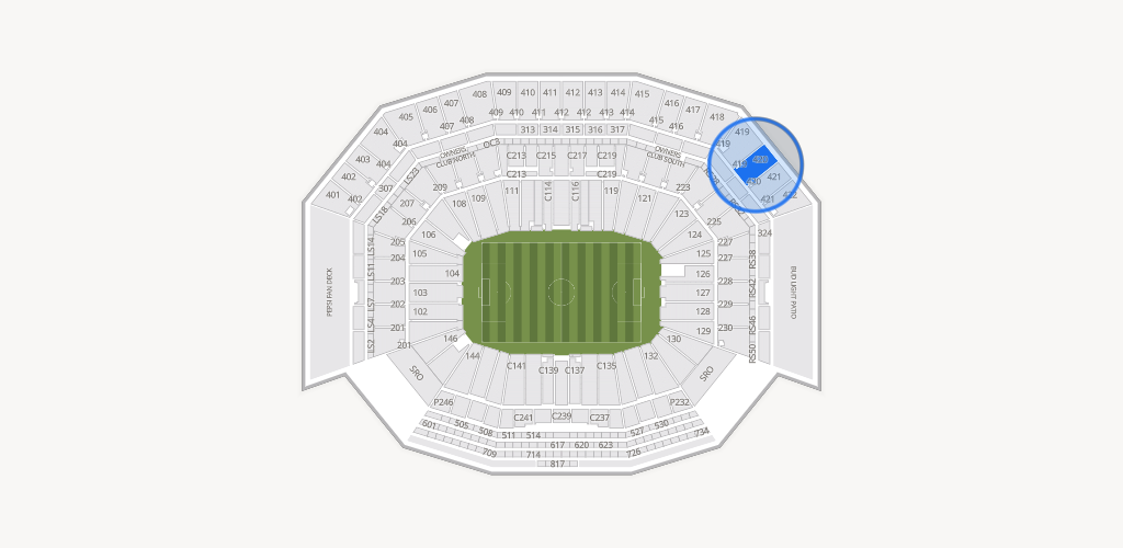 Levi's Stadium Seating Chart
