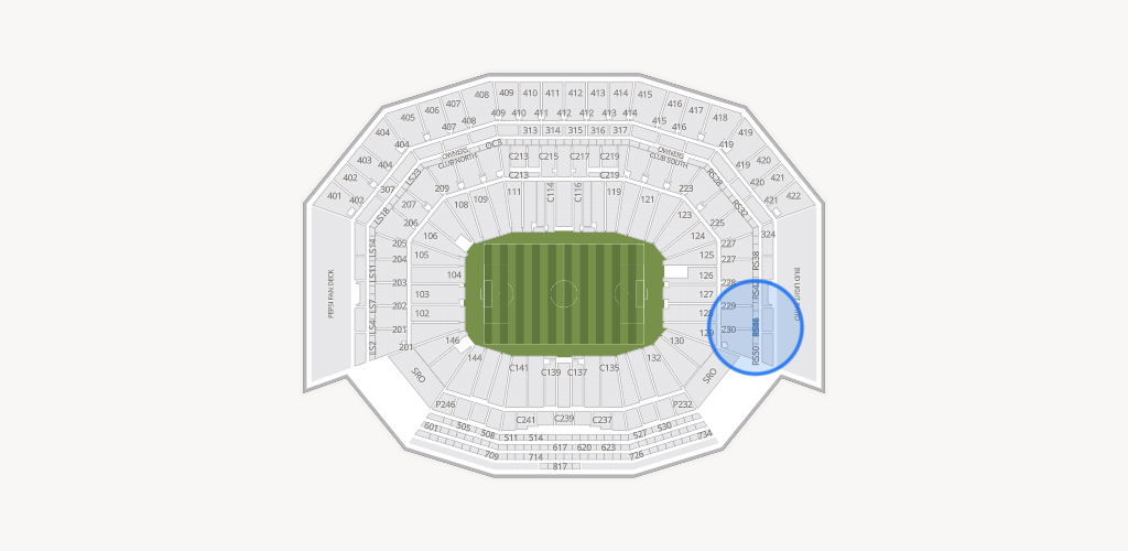 Levi's Stadium Seating Chart