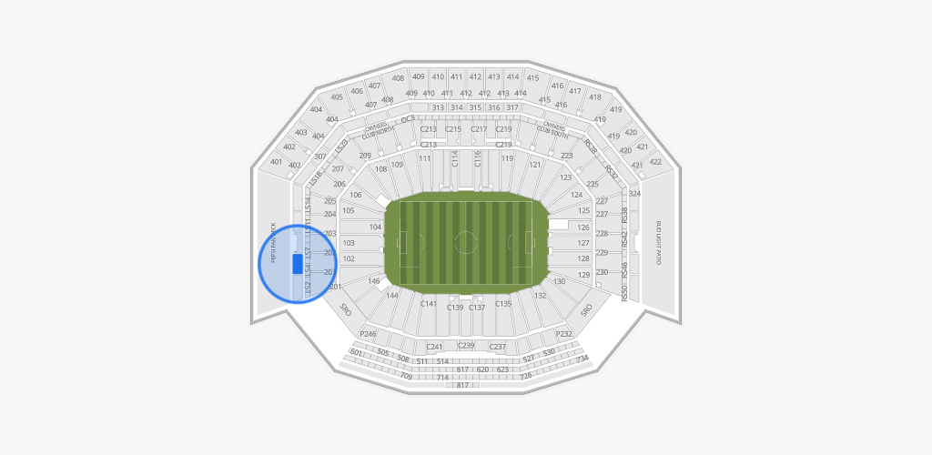 Levi's Stadium Seating Chart