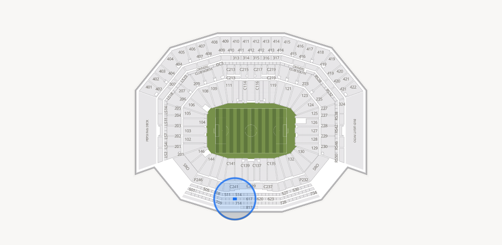 Levi's Stadium Seating Chart